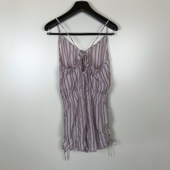 GAP Pink Stripe Woven Romper Small - Picture 4 of 8